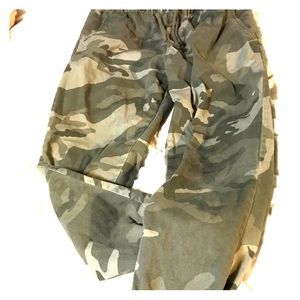 Old Navy camo joggers